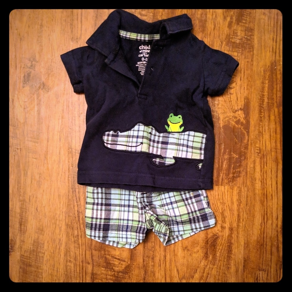 **EUC** 0-3 months boys outfit!